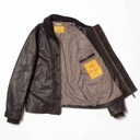 Veste &quot;“Deck” N-1 Testa di Moro Leather Jacket