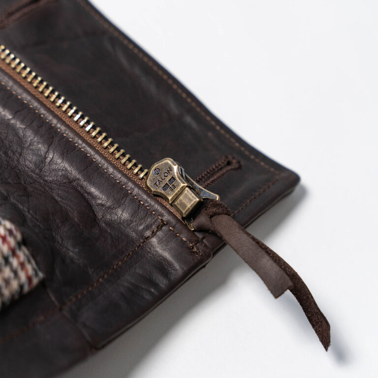 Veste &quot;“Deck” N-1 Testa di Moro Leather Jacket