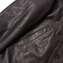 Veste &quot;“Deck” N-1 Testa di Moro Leather Jacket