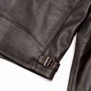Veste “Varenne” Fur Collar Brown Leather Jacket
