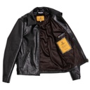 Veste &quot;Varenne&quot; Black Horsehide Leather Jacket