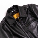 Veste &quot;Varenne&quot; Black Horsehide Leather Jacket