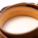 Ceinture &quot;Rodeo&quot; Cognac Suede Western Belt