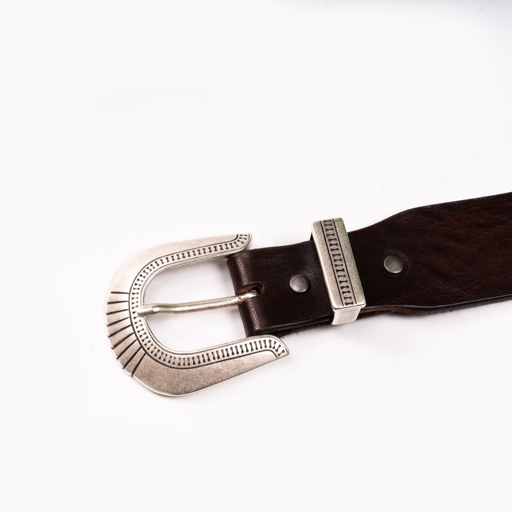 Ceinture “Rodeo” Black Western Belt