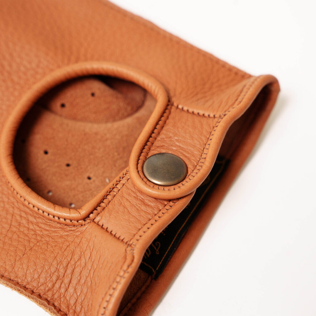 Gants &quot;Romeo&quot; Cognac Deerskin Gloves