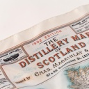 Foulard &quot;Distillery Map of Scotland&quot; Silk Foulard