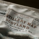 Foulard &quot;Distillery Map of Scotland&quot; Silk Foulard