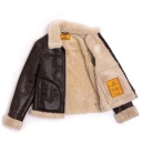 Veste &quot;Aviatore&quot; Women's Testa di Moro Shearling Jacket