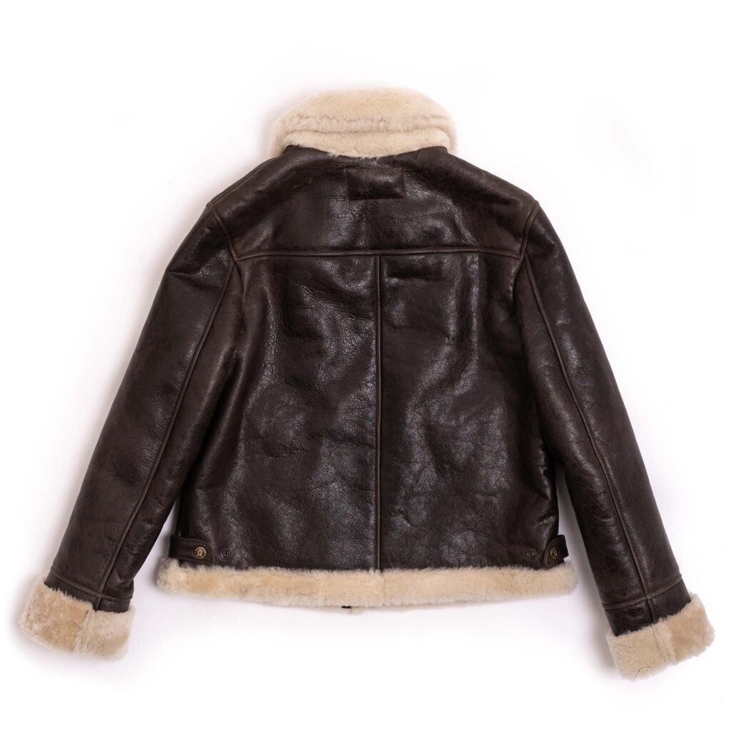 Veste &quot;Aviatore&quot; Women's Testa di Moro Shearling Jacket