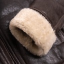 Veste &quot;Aviatore&quot; Women's Testa di Moro Shearling Jacket