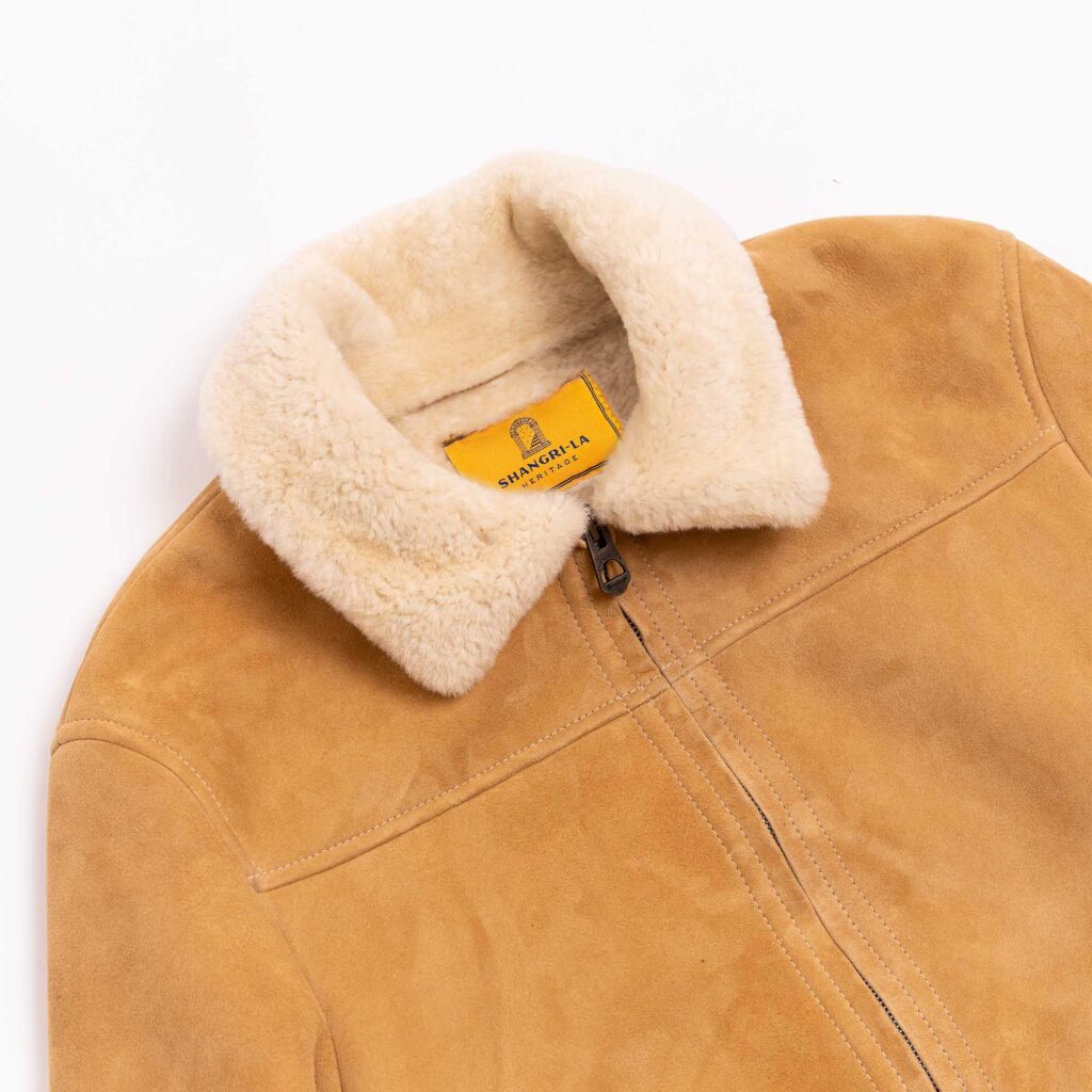 Veste “Aviatore” Women’s Sabbia Shearling Jacket