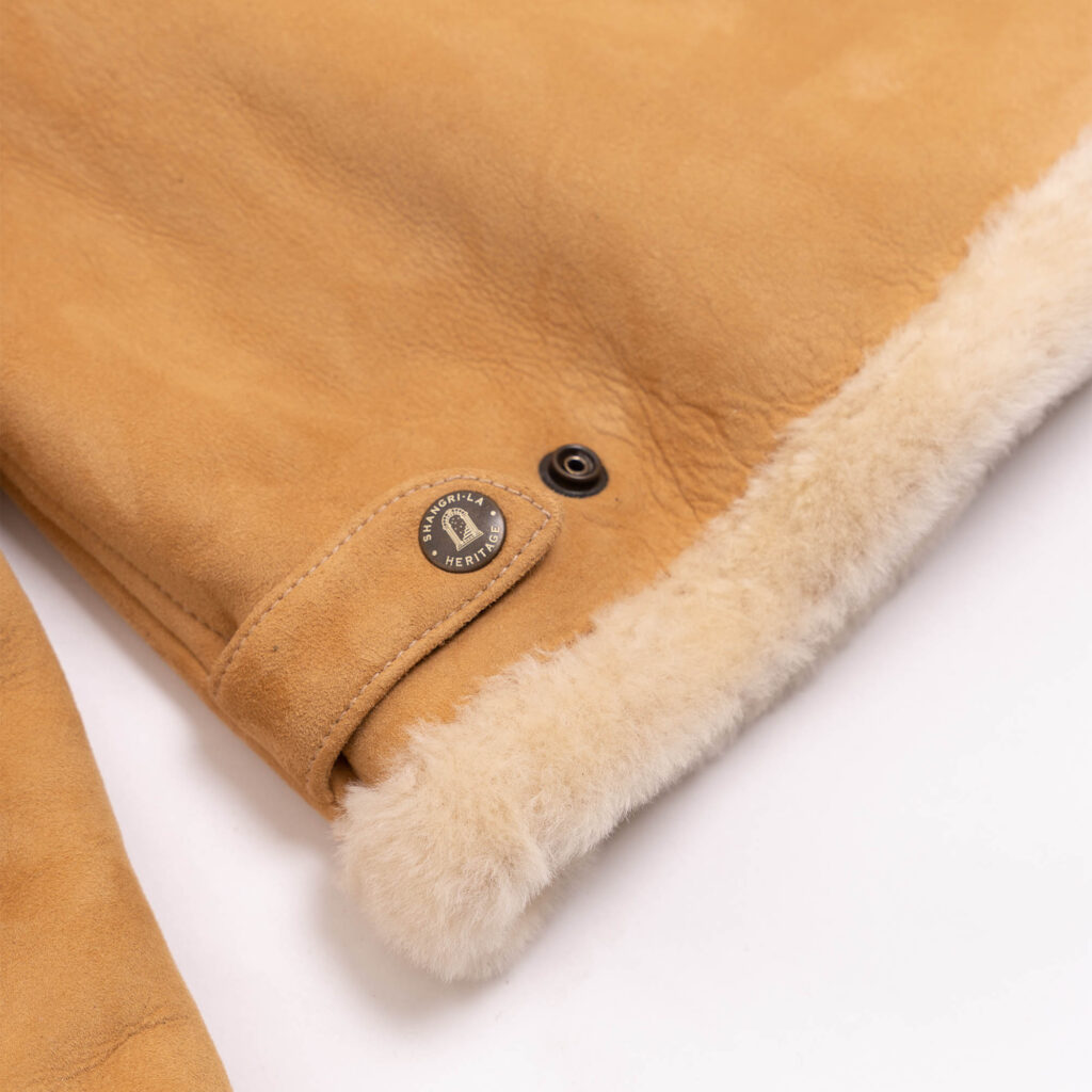 Veste “Aviatore” Women’s Sabbia Shearling Jacket