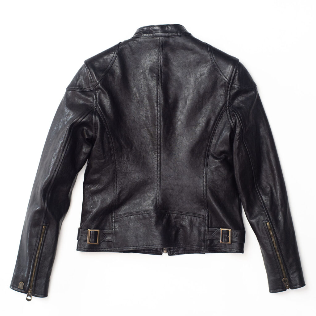 Veste “Café Racer” Women’s Black Leather Jacket