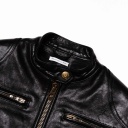 Veste “Café Racer” Women’s Black Leather Jacket