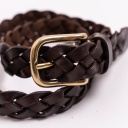 Ceinture &quot;Treccia&quot; Weave Leather Belt