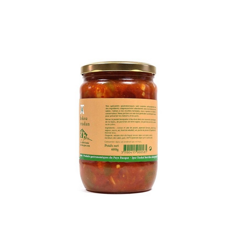 Poulet Basquaise 650g