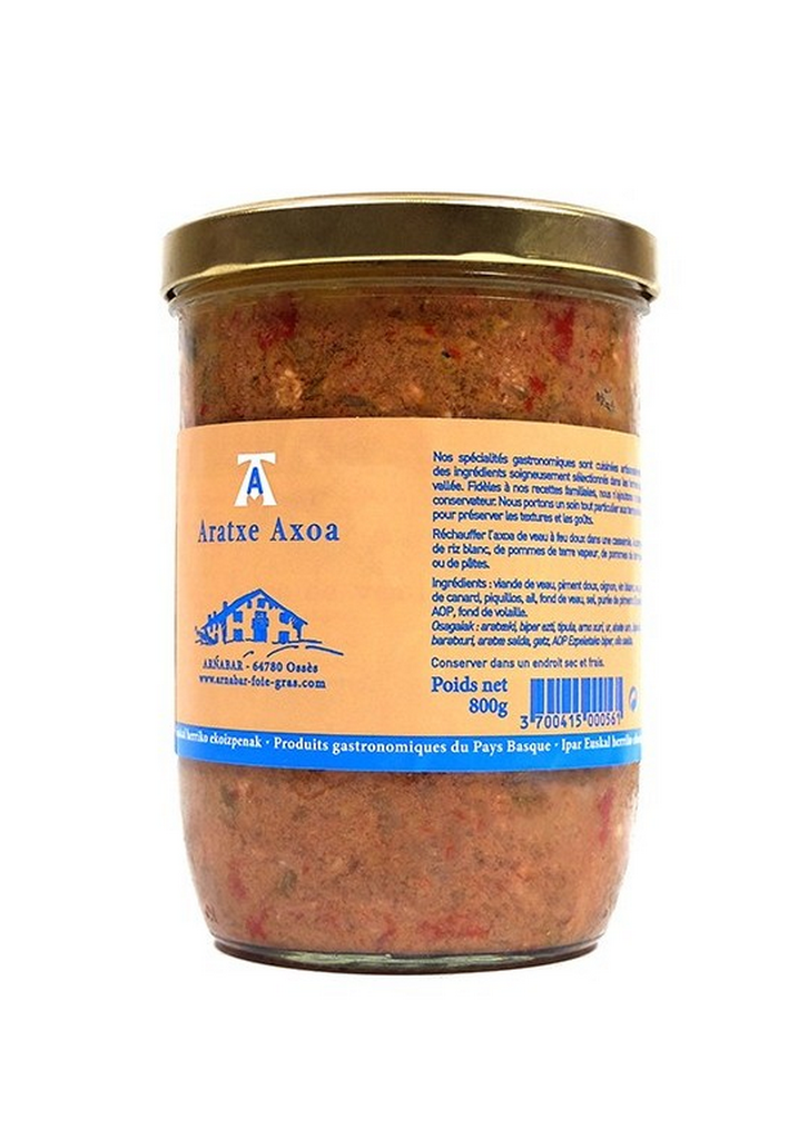 Axoa de Veau 800g