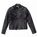 Veste “Café Racer” Women’s Black Leather Jacket
