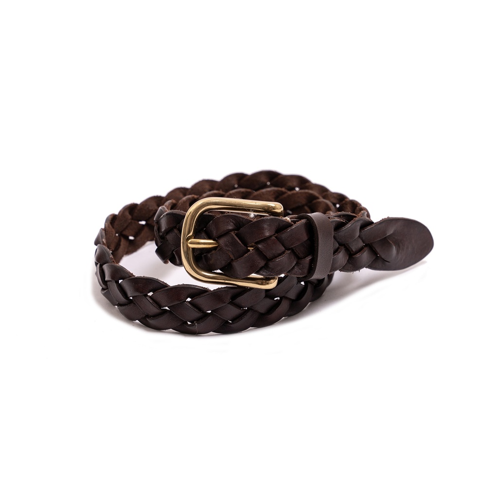 Ceinture &quot;Treccia&quot; Weave Leather Belt