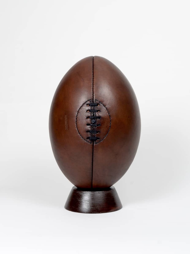 Ballon de rugby en cuir Vintage - Les Épicuriens du sport