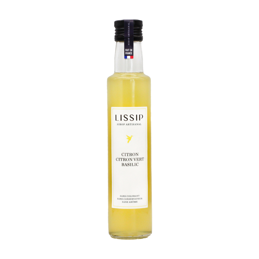 Sirop artisanal Citron | Citron vert | Basilic - 25cl