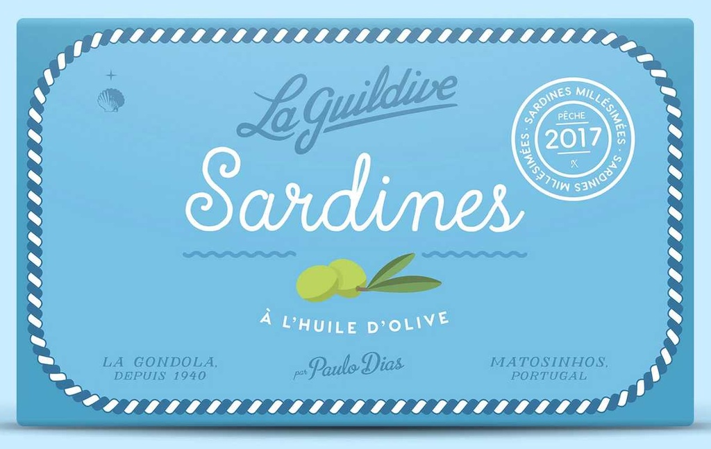 Sardines à l'huile d'olive millésimées La Guildive