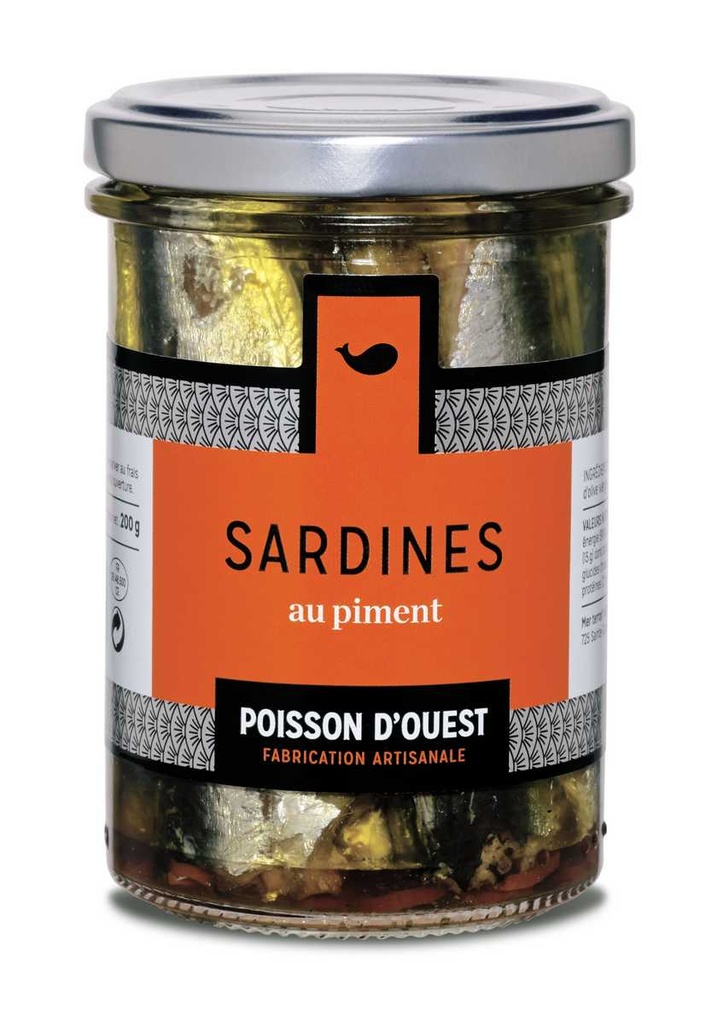 Sardines au piment Bio