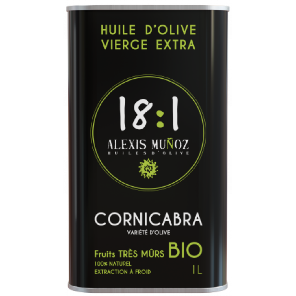 HUILE D'OLIVE BIO CORNICABRA 1L 18:1| ALEXIS MUÑOZ