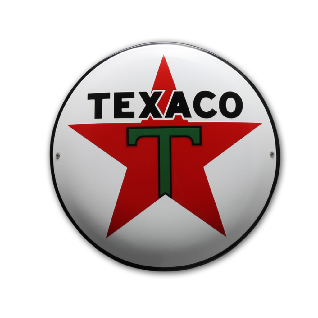 Texaco plaque émaillée