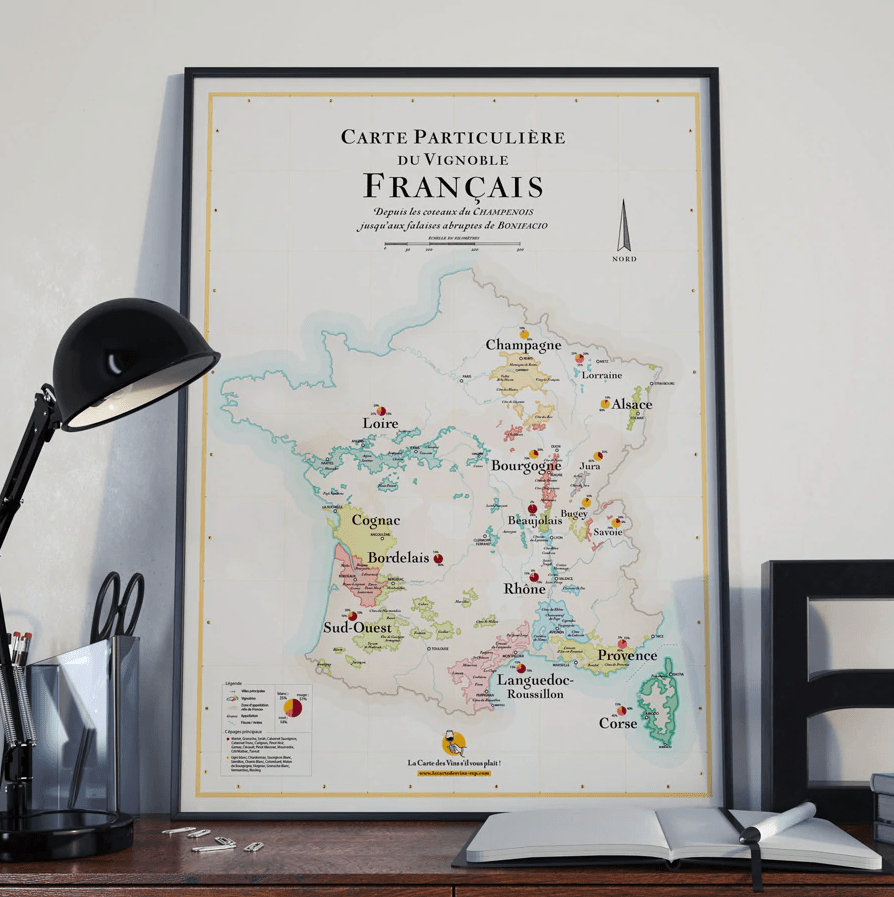 La Carte des Vins de France