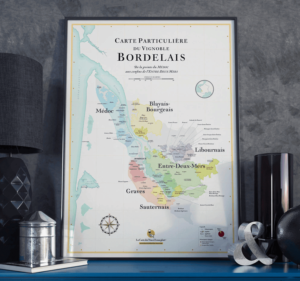 La Carte des Vins de Bordeaux