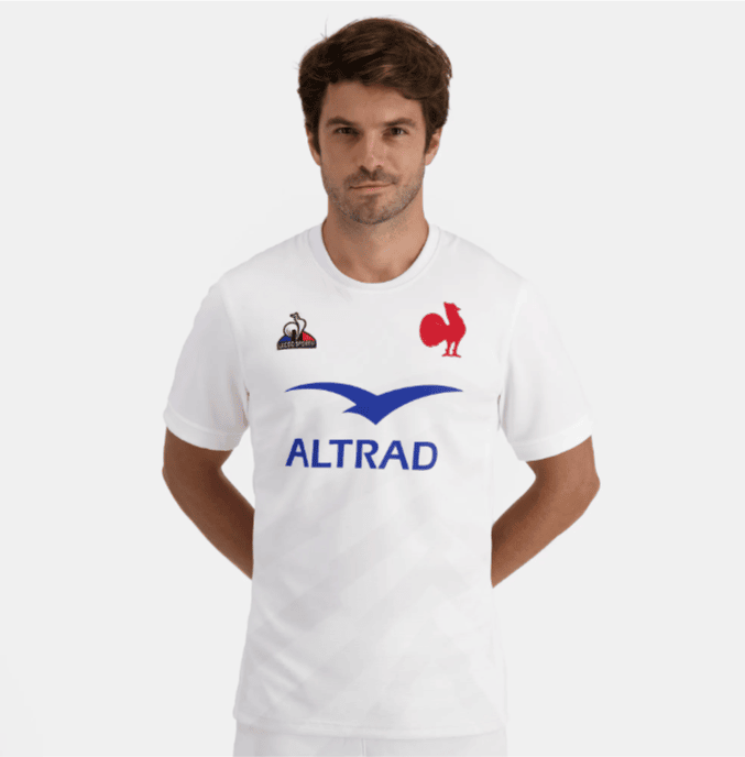 Maillot équipe de France de Rugby Blanc 22/23