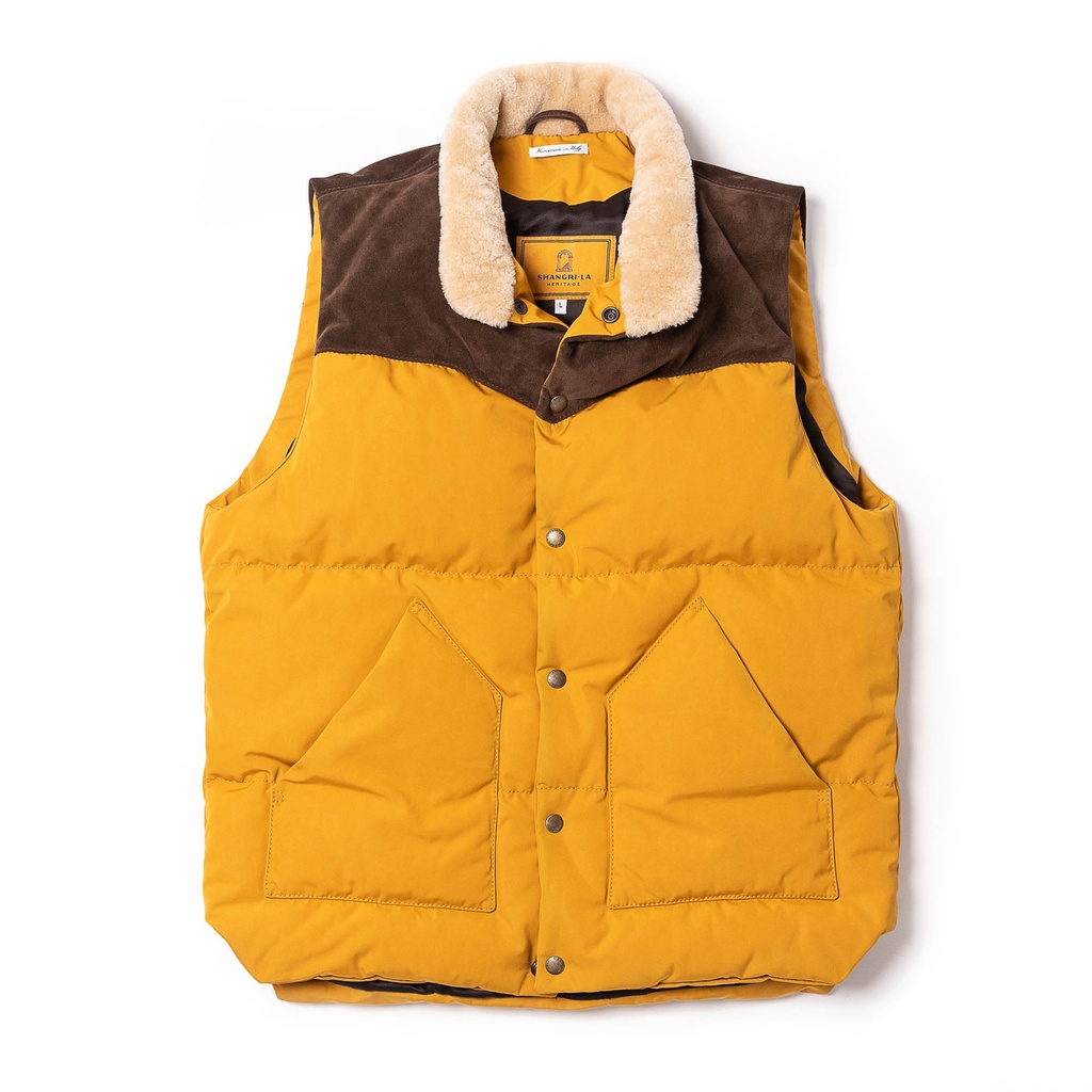 “Bivacco” Yellow Western Down Vest