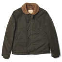Veste &quot;“Deck” N-1 Army Green Waxed Canvas Jacket