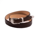 Ceinture “Wild Star” Leather Western Belt