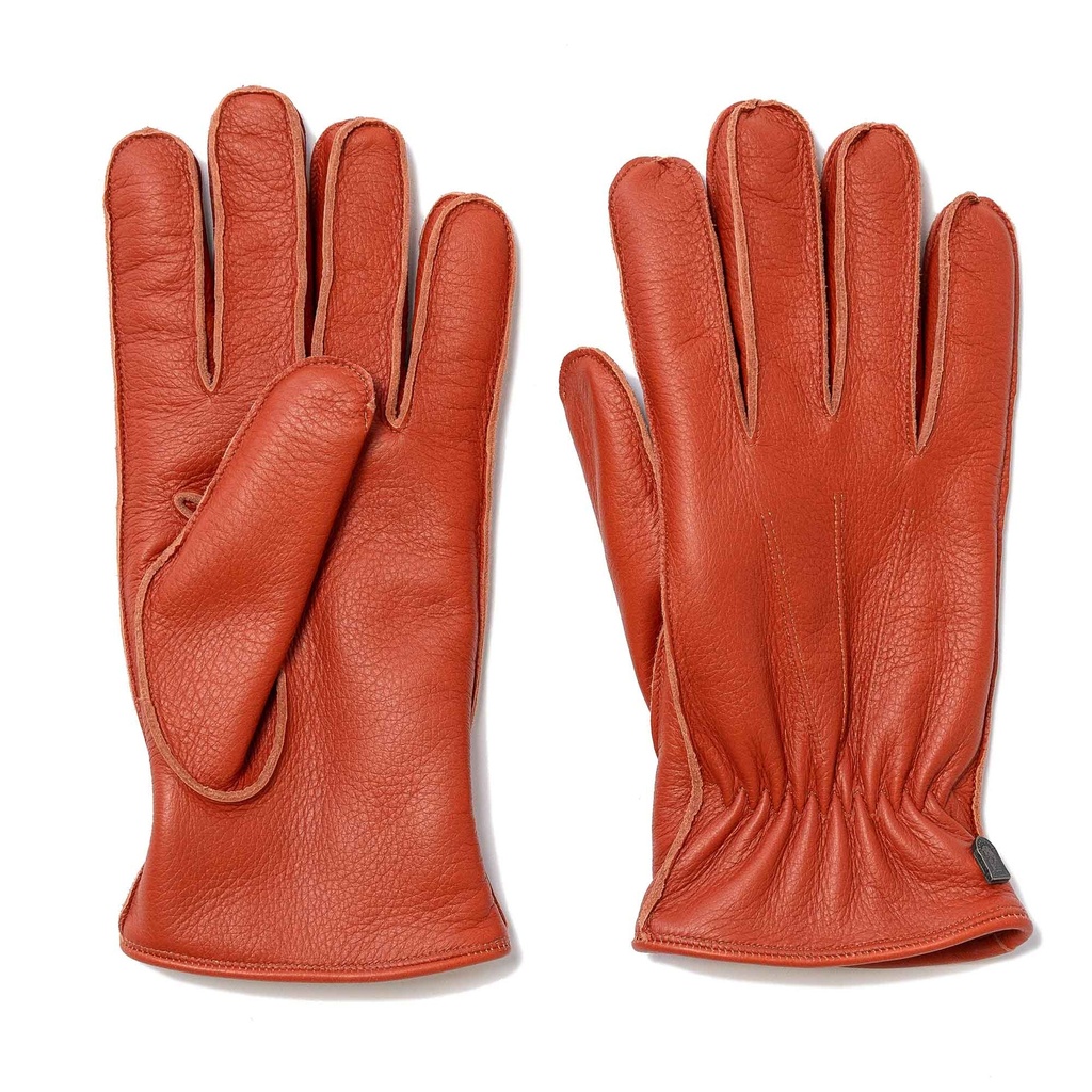 Gants &quot;Hunter&quot; Orange Deerskin Gloves