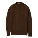 Pull &quot;Steve&quot; Brown Wool Sweater