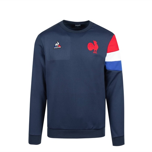 Pull col rond équipe de France FFR Le Coq Sportif