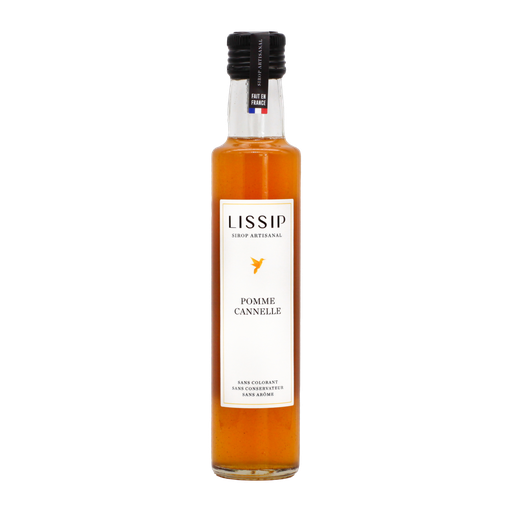 [138-LI1003] Sirop artisanal Pomme, Cannelle - 25cl