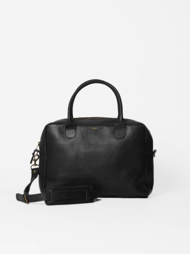 [140-16572] Sac Weekday en cuir noir