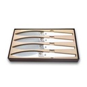 Coffret de 4 couteaux de table Ovalie Blanc