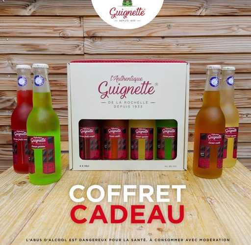 [GUI1008] Guignette Coffret 4 saveurs 33cl
