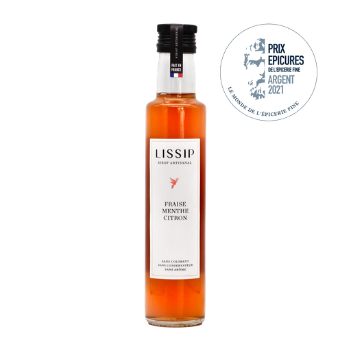 [138-LI1006] Sirop artisanal Fraise | Menthe | Citron - 25cl