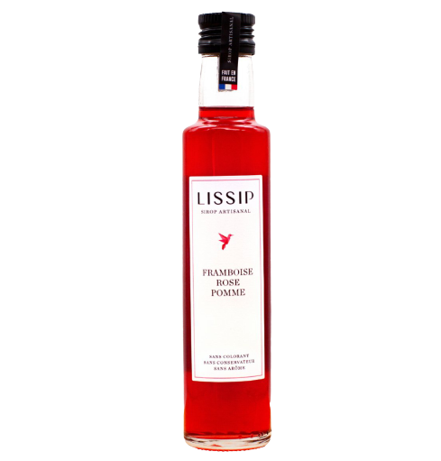 [138-LI1005] Sirop artisanal Framboise | Rose | Pomme - 25cl