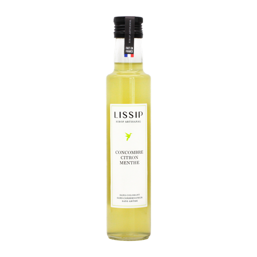 [138-LI1008] Sirop artisanal Concombre | Citron | Menthe - 25cl