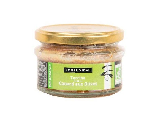 [158-1010] Terrine de canard aux olives BIO 130 g