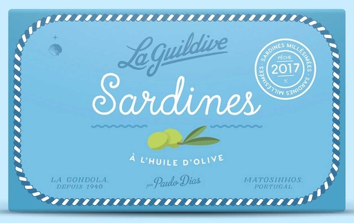 [92-LG219428] Sardines à l'huile d'olive millésimées La Guildive