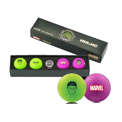 [46-1001] Coffret balles de golf Hulk