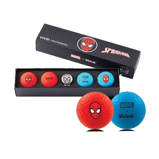 [46-1011] Balles de golf Spiderman