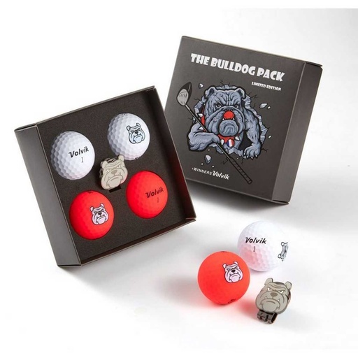 [46-1005] 4 balles de golf Bulldog